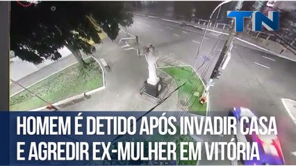 Homem é detido após invadir casa e agredir ex-mulher em Vitória