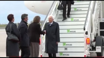 Mattarella arrivato a Berlino per una visita di Stato