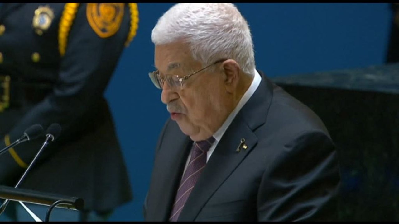 Abu Mazen all'Onu: fermate il genocidio, basta armi a Israele