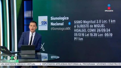 Microsismos sorprenden a los habitantes de la CDMX