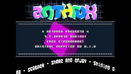 Amiga Cracktro - TV Sports Boxing by Anthrox