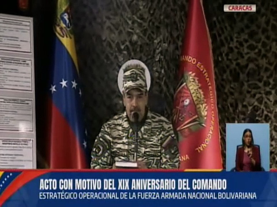 Pdte. Nicolás Maduro: Nuestras fuerzas militares no nacieron de la mano de un imperio
