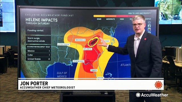 Helene expected to bring catastrophic rain and flooding