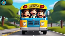 "The School Bus Song  | Fun Nursery Rhymes & Sing-Along for Kids | KidsMation"