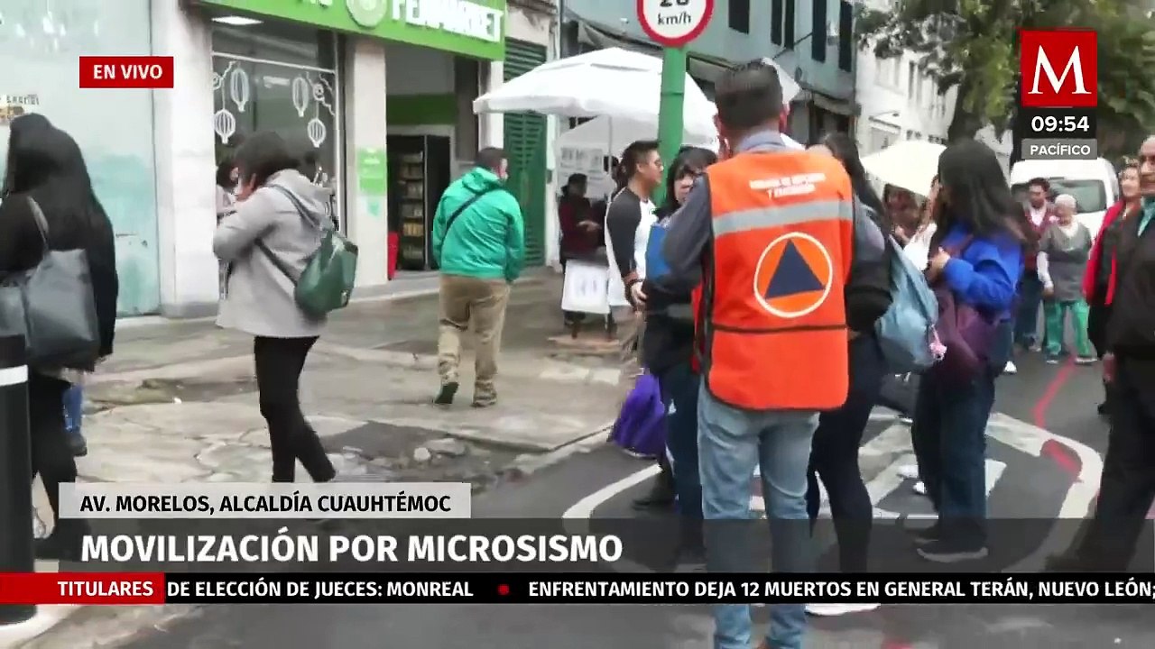 Protección Civil reporta saldo blanco luego de microsismo de 2.4 en CdMx