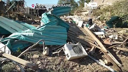 إصابة ثمانية أشخاص في قصف روسي على زاباروجيا وإجلاء 18 آخرين