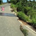 Hundimiento de carretera en Marcala: Precaución para conductores