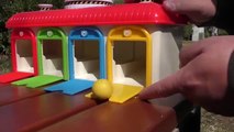 Marble run out, plastic toys house, satisfying Relaxing video #ASMR