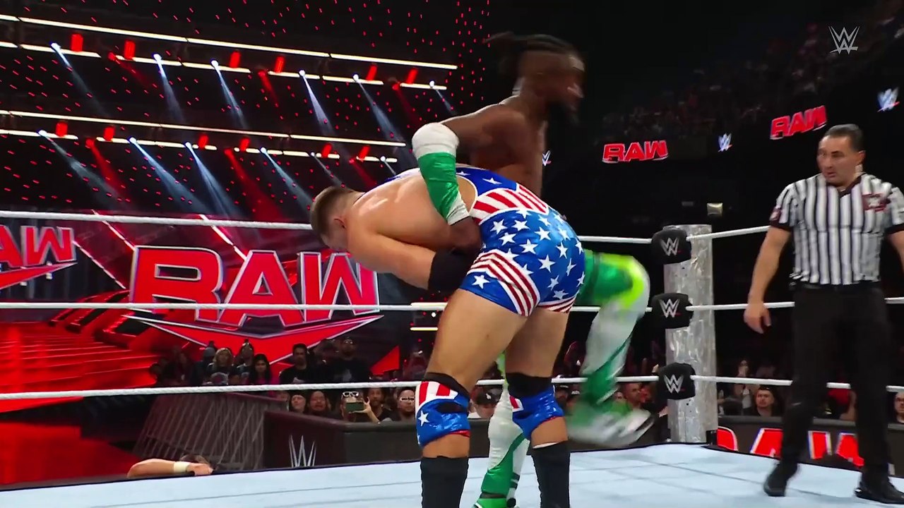 Xavier Woods loses cool during New Day’s match with American Made_ Raw highlights, Sept. 23, 2024