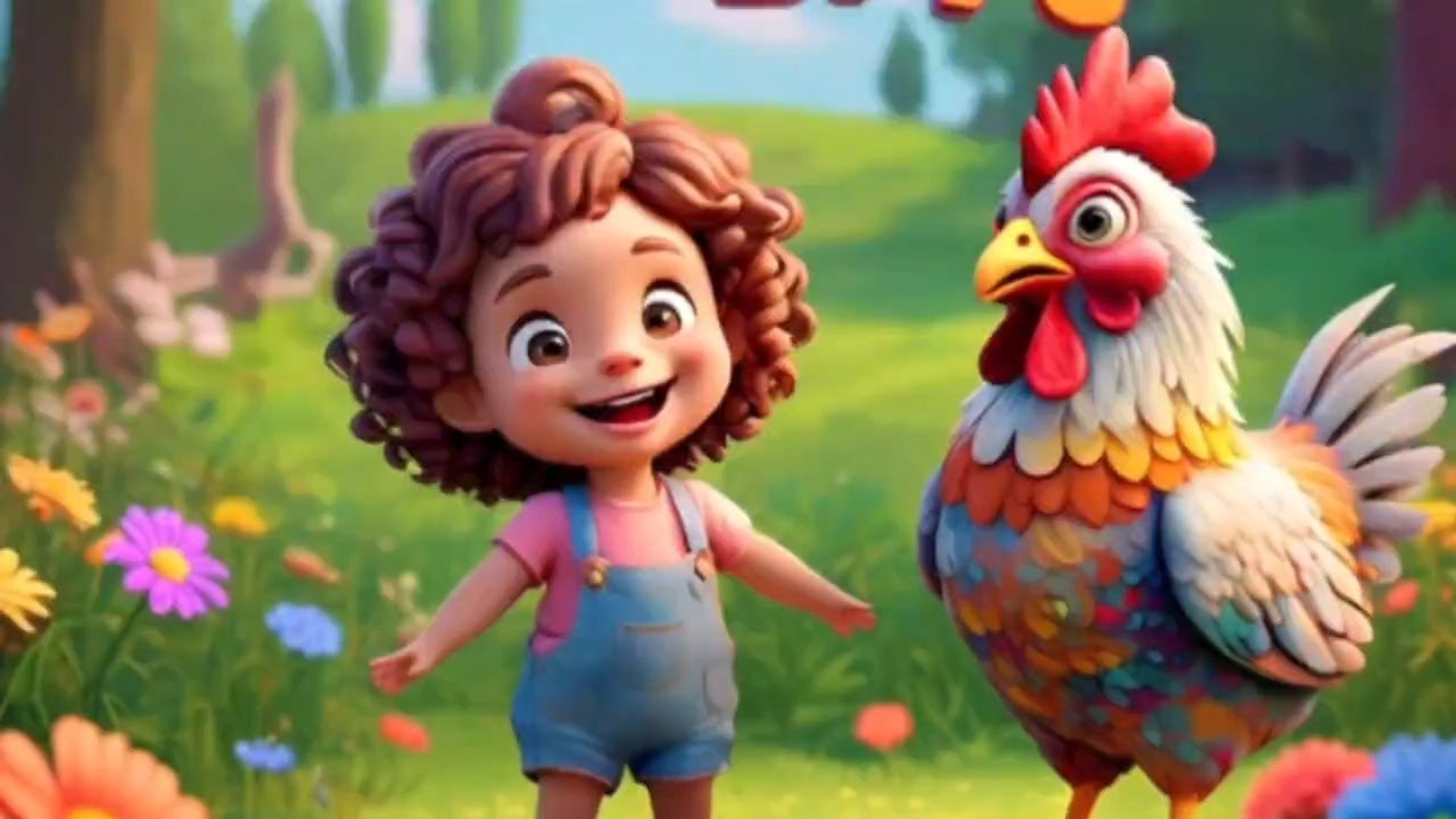 ⁣chicken  kids Cartoon animation