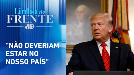 Скачать видео: Trump diz que vai expulsar imigrantes dos EUA se ganhar eleições | LINHA DE FRENTE