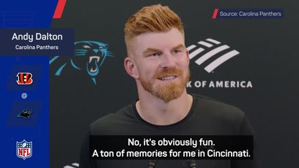 Скачать видео: Dalton not looking at Bengals as revenge game