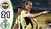 Fenerbahçe vs Union Saint-Gilloise (2-1) - Maç Özeti || UEFA Europa League 24/25 || fenerbahçe - USG