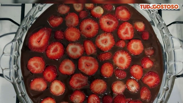 Delícia de morango e chocolate
