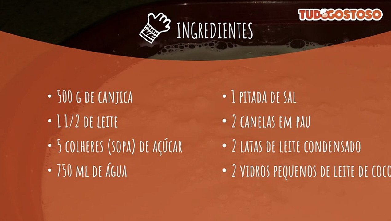 Canjica cremosa com coco