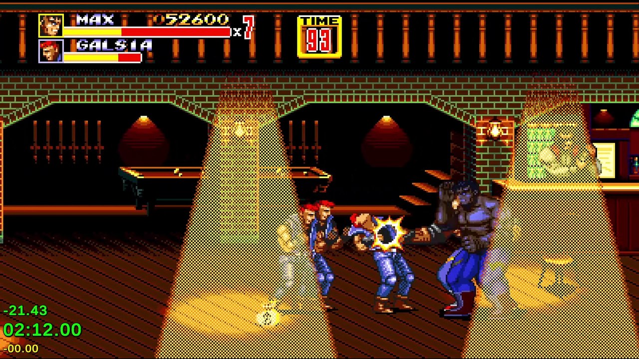 Street of rage 2 new era speedrun max normal NKB : 25:57,80