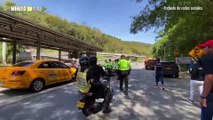 Controles de tránsito en Bucaramanga terminan en accidente Motociclista atropella a Policía