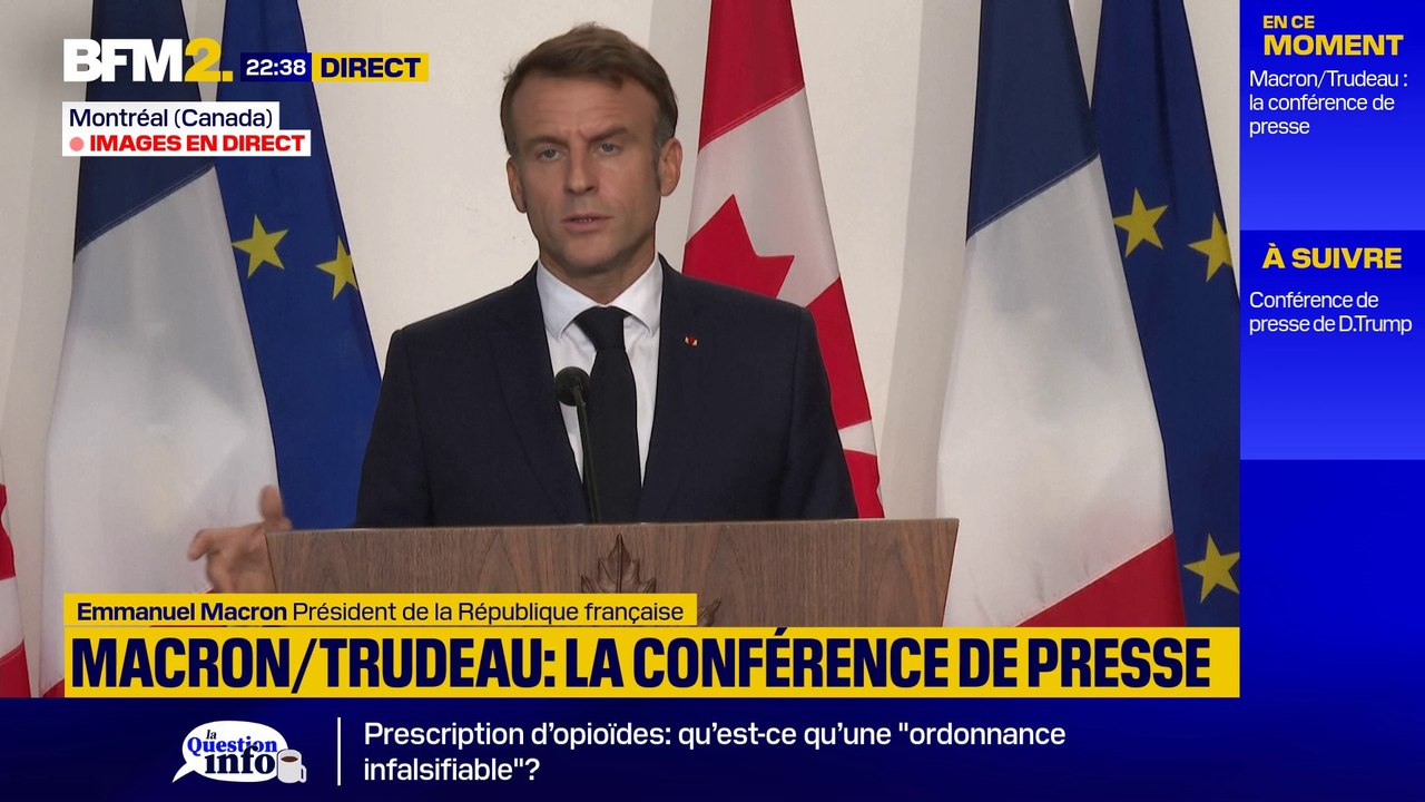 Pour Emmanuel Macron, Benjamin Netanyahu ferait "une faute" en refusant le cessez-le-feu proposé au Liban et "prendrait la responsabilité d'une escalade régionale"