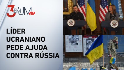 Kamala Harris substitui Biden em discurso pró-Ucrânia ao lado de Zelensky