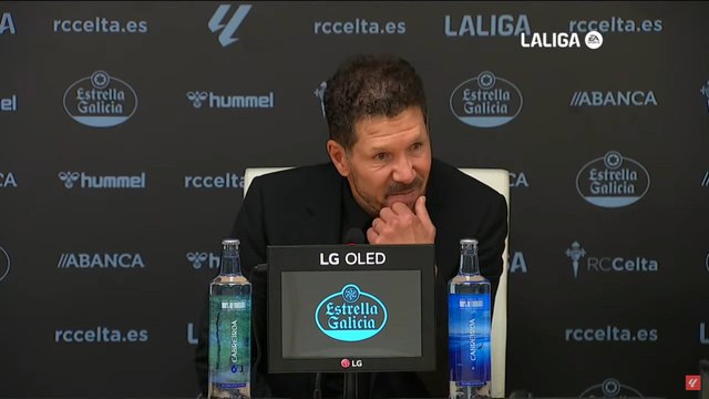 Rueda de prensa de Simeone, Celta vs. Atlético de Madrid