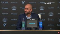 Claudio Giráldez, rueda de prensa Celta vs. Atlético