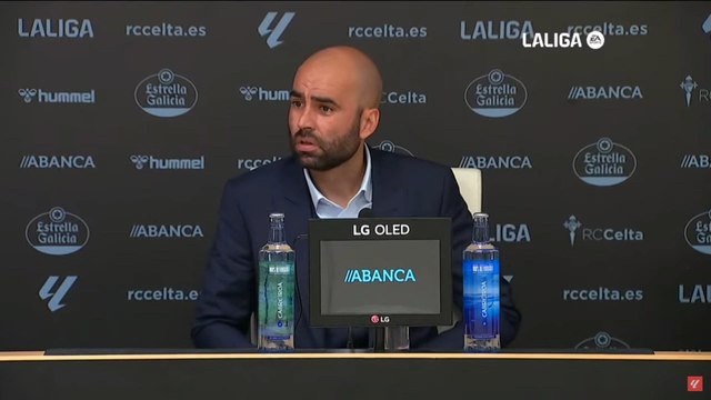 Claudio Giráldez, rueda de prensa Celta vs. Atlético