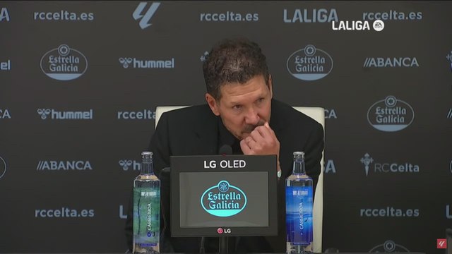 Simeone elogia a Julián Álvarez tras su gol en el 90' para la victoria en Vigo