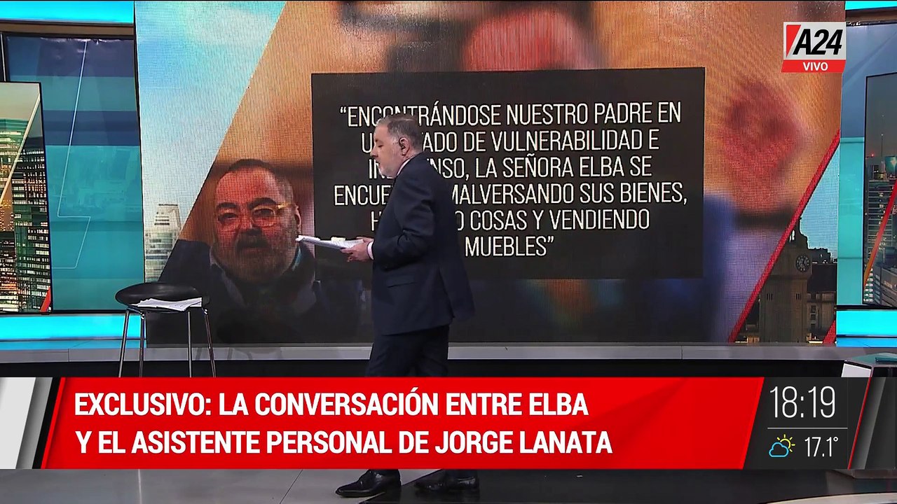DENUNCIA DE LAS HIJAS DE LANATA: ¿QUÉ BUSCABA ELBA MARCOVECCHIO?