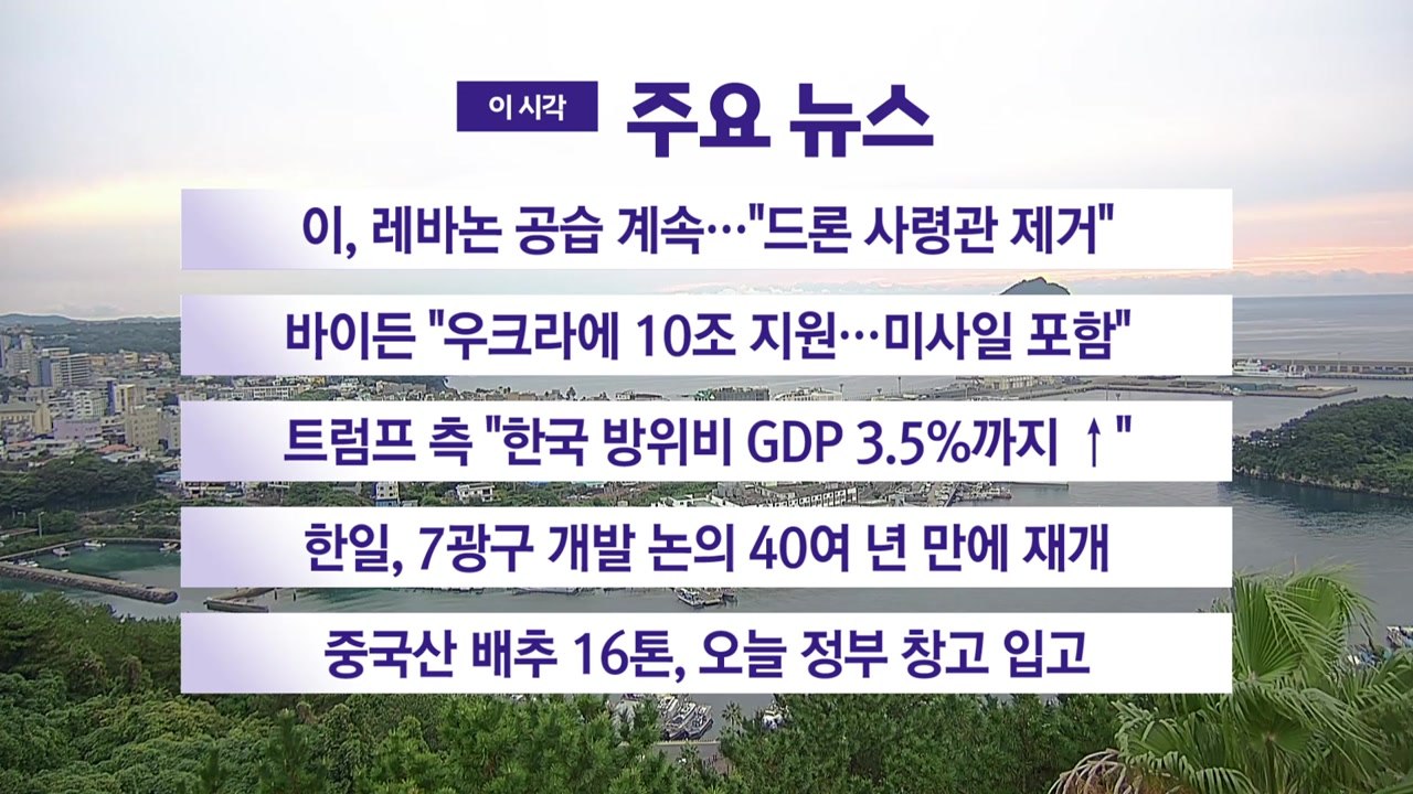 [YTN 실시간뉴스] 이, 레바논 공습 계속..."드론 사령관 제거" / YTN