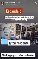 Apareció otro video de las cámaras de seguridad de la casa de Jorge Lanata y hay polémica