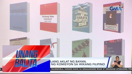 Paglunsad ng ilang aklat ng bayan, pinangunahan ng Komisyon sa Wikang Filipino | Unang Balita