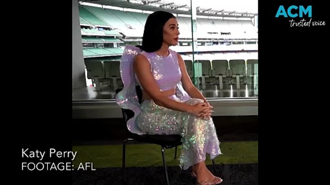 Katy Perry talking about the Devils