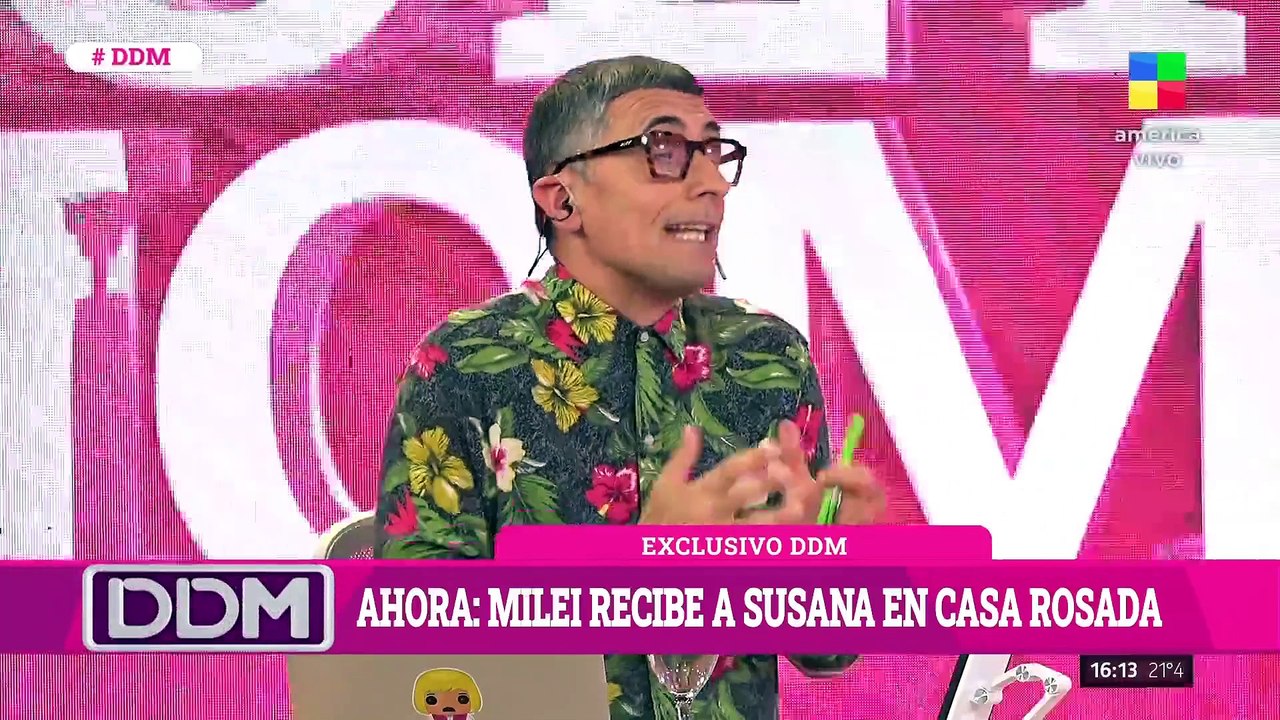 Susana visitó la Rosada