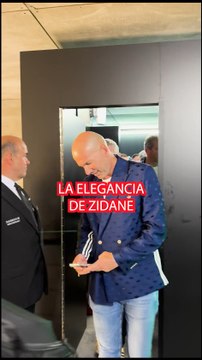 La elegancia de Zidane en la presentación del FC25