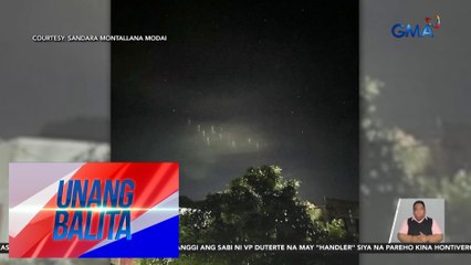 Light pillars, namataan sa kalangitan ng Zamboanga City | Unang Balita