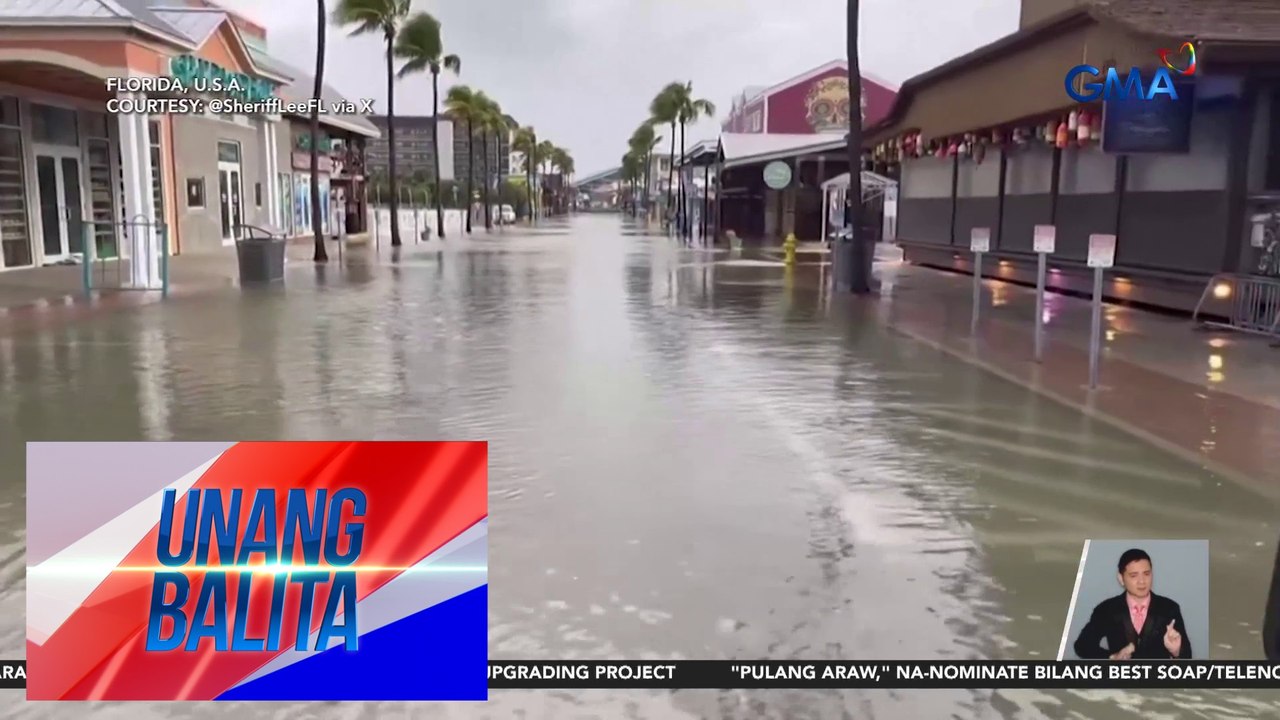 Category 3 Hurricane Helene, nananalasa sa Florida | Unang Balita