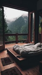 Rhythmic raindrops and soothing thunder creating a symphony of relaxation