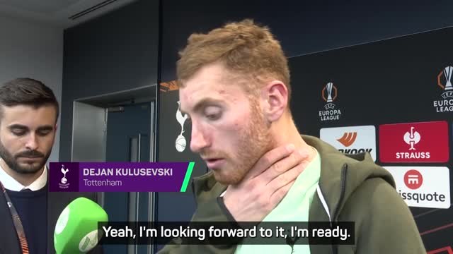 Kulusevski looking forward to Manchester United test
