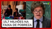 Pobreza dispara e atinge mais da metade da população da Argentina