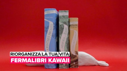 Riorganizza la tua vita: Fermalibri Kawaii