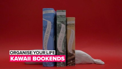Organise your life: Kawaii book ends