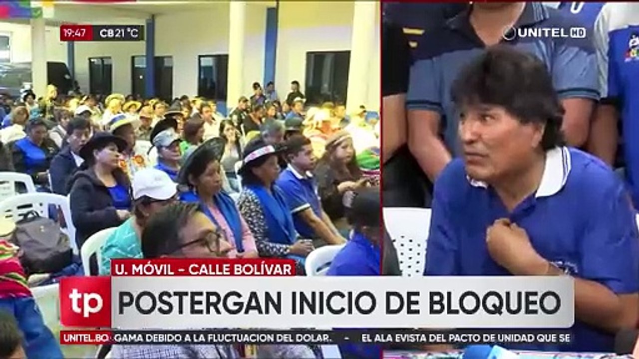 Evo insiste en su candidatura y dice que informe de la CIDH “son recomendaciones, no son para cumplir”