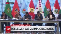 ​Elección de Fiscal: Comisión Mixta resolvió este jueves 24 impugnaciones; solo 4 fueron habilitados