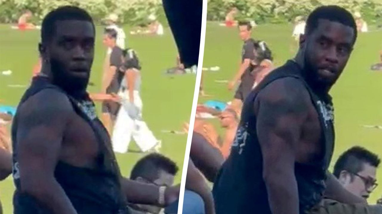 P diddy sonnt sich stunden vor seiner verhaftung im central park