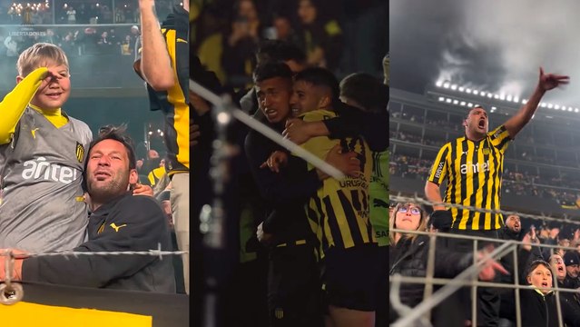 Peñarol se mete a semifinales de Copa Libertadoresy las lágrimas se apoderan de los festejos