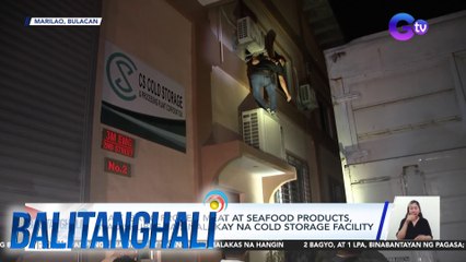 Iba't ibang frozen meat at seafood products, nadiskubre sa sinalakay na cold storage facility | Balitanghali