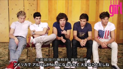 【字幕】 One Direction interview - ELLE girl 2012.07