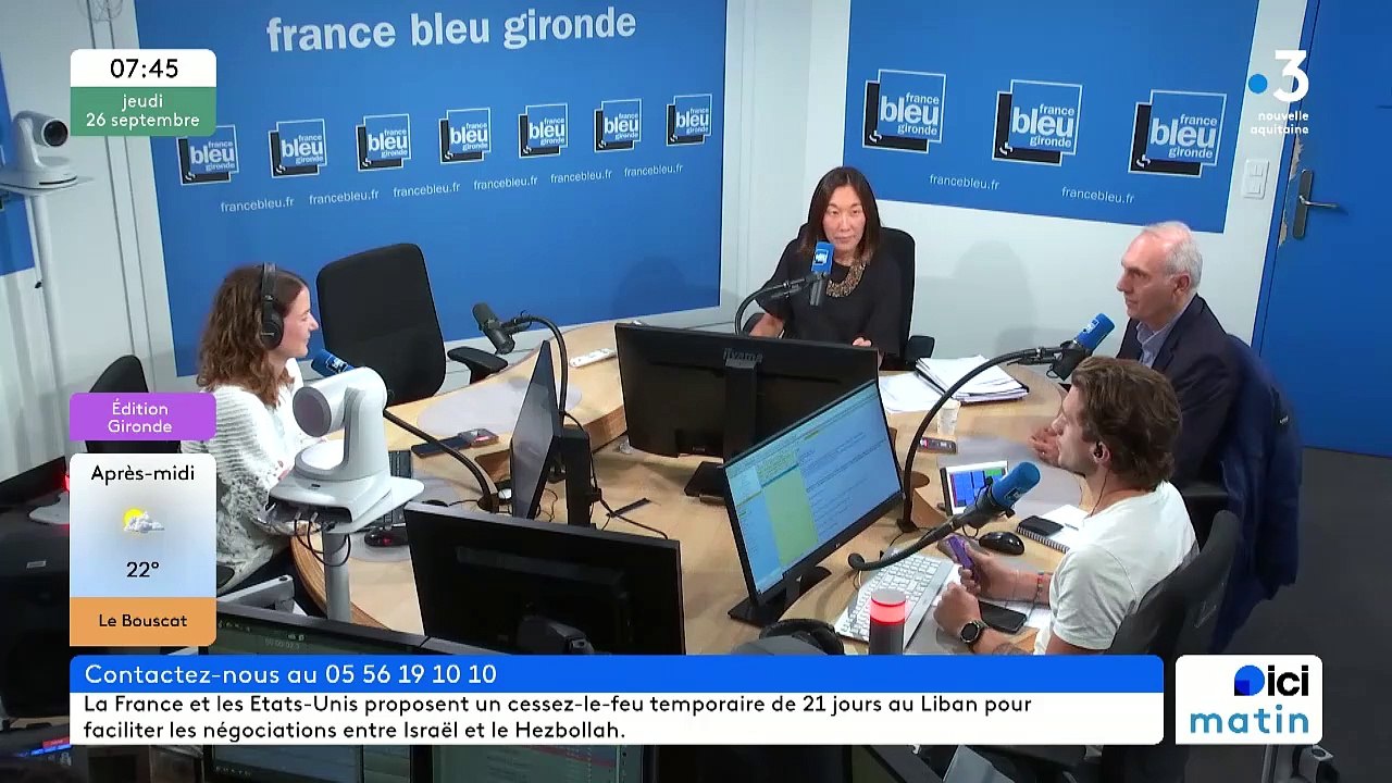 26/09/2024 - Stéphane Delpeyrat-Vincent, maire de Saint-Médard-en-Jalles, invité de France Bleu Gironde