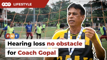 Get to Know  Gopal Krishnan, the hearing-impaired coach leading a football team