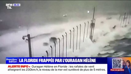 La Floride frappée par l'ouragan Hélène, classé comme "extrêmement dangereux"